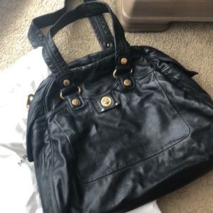 MARC JACOBS | Leather Shoulder Bag Black